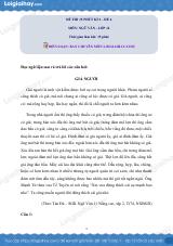 Đề số 6 - Đề kiểm tra 15 phút - Học kì 2 - Ngữ văn 12